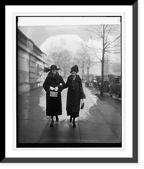 Mrs. Wm. M. Butler & Mrs. T.F. Bayard (Senate luncheon), 1/5/26, Vintage Print