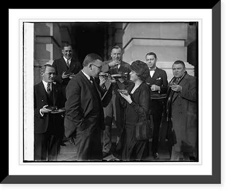 Historic Framed Print, Reps. S.J. Montgomery & John Jacob Rogers, 1/7/26,  17-7/8" x 21-7/8"