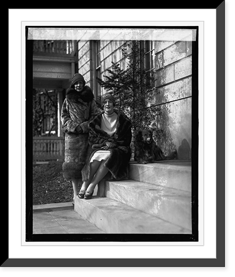 Miss Dorothy Hill & Charlotte Childress, 1/26/26, Vintage Print