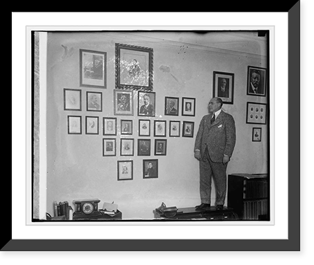 Rep. Roy Fitzgerald with photos, 1/22/26, Antique Print