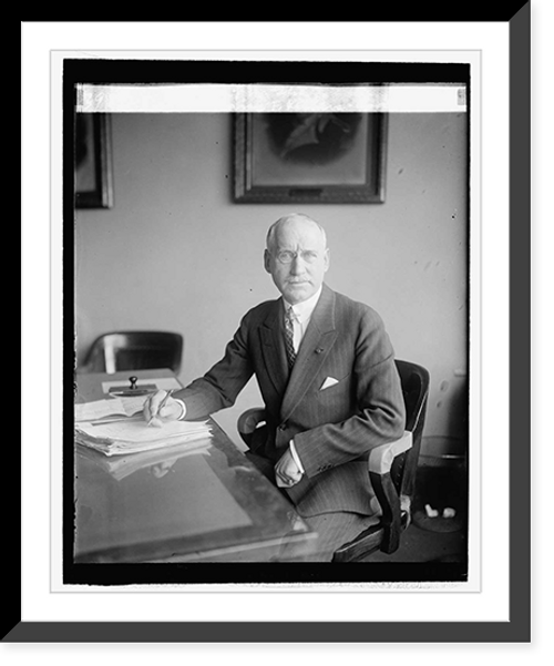 Historic Framed Print, Brig. Gen. Harry F. Rether, Asst. Q.M. Gen., 4/29/26,  17-7/8" x 21-7/8"