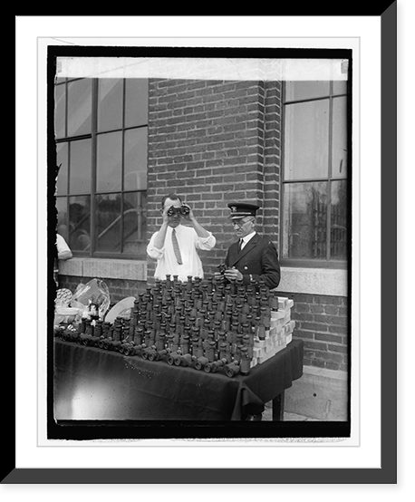 Reparing binoculars at Navy Yard, 4/30/26, Historic Print