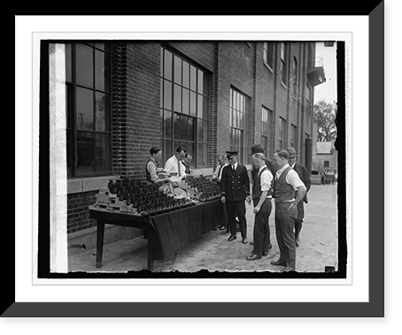 Reparing binoculars at Navy Yard, 4/30/26, Historic Reproduction
