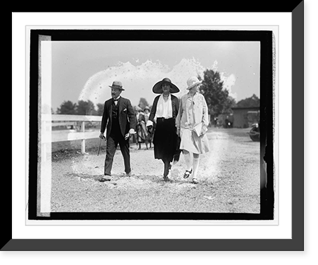 Minister Radu T. Djuvara, Mrs. Tracy Dows & her daughter, 5/17/26 Classic, Historic Print
