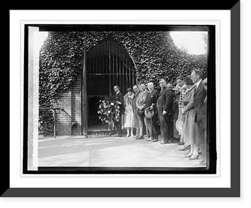 Historic Framed Print, American Legion at Mt. Vernon, 5/6/26,  17-7/8" x 21-7/8"