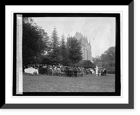 Historic Framed Print, All Hallows Guild of Natl. Cathedral, 5/27/26,  17-7/8" x 21-7/8"