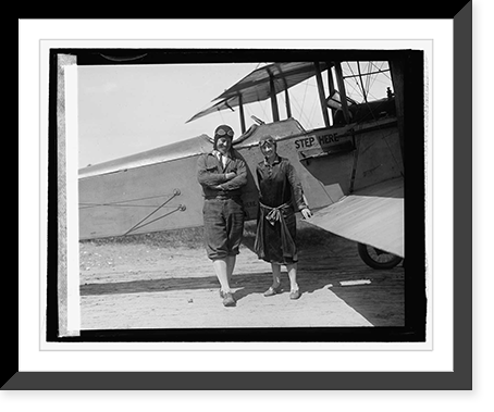 Mr. & Mrs. Pickup, commercial aviators - 2, Historic Print