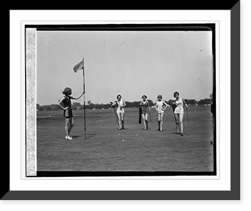 Historic Framed Print, Golf & bathing suits, 7/9/26,  17-7/8" x 21-7/8"