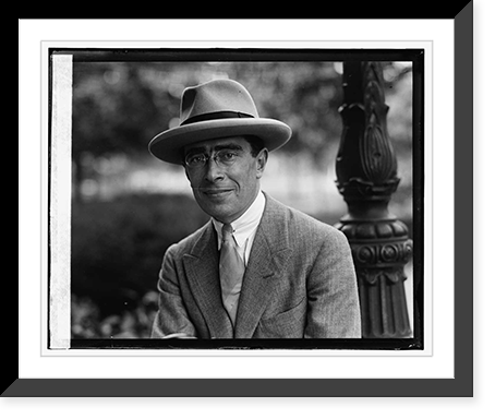 M. Frederic Kuobel, Md. Secty. of the French Embassy, 9/27/26, Antique Poster