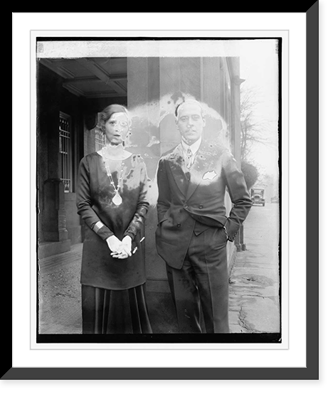 Miss Anita Ravenscroft Henry, Dr. Edw. von Selsam, Secty. German Embassy, 1/3/27, Historic Print