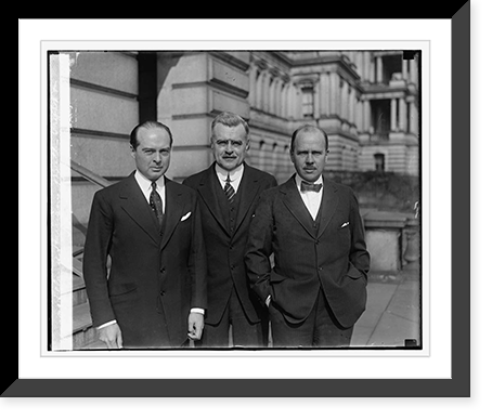 Leland Harrison, J. Butler Wright, Hugh R. Wilson, 2/16/27, Vintage Poster