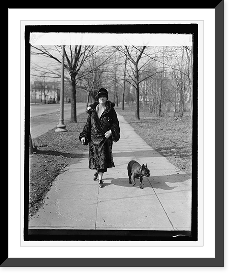 Mrs. Mary Roberts Rinehart, 2/15/27, Antique Print