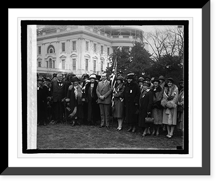 Coolidge & School of Politics group, 3/26/27, Vintage Wall Art