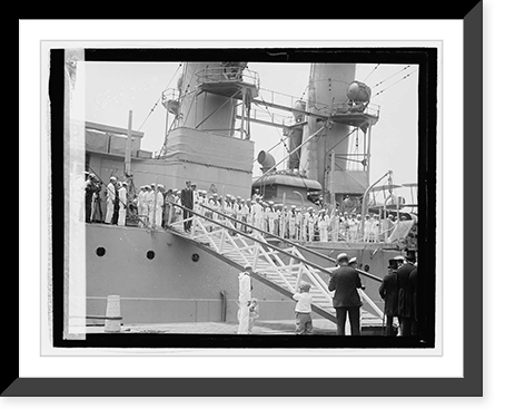 Lindbergh (arriving Navy Yd.), 6/11/27, Vintage Wall Art