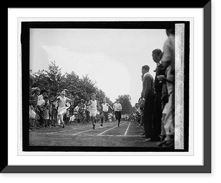 Plaza play grounds meet, 8/25/27 Classic, Vintage Print