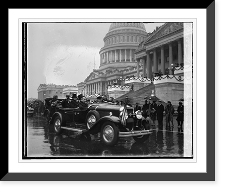 Hoover Inauguration, 1929 - 36, Antique Wall Art