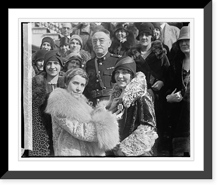 Mrs. Coolidge & Hazel Arth, 2/12/29, Antique Poster