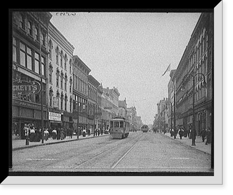 Historic Framed Print, Summit St. [Street], Toledo, Ohio,  17-7/8" x 21-7/8"