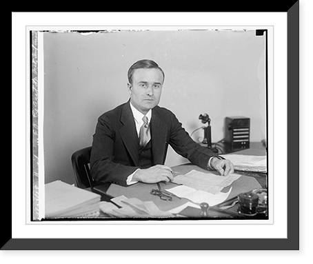 Northcutt Ely, Ex. Asst. to Secty. Interior, 3/20/29 Classic, Historic Print