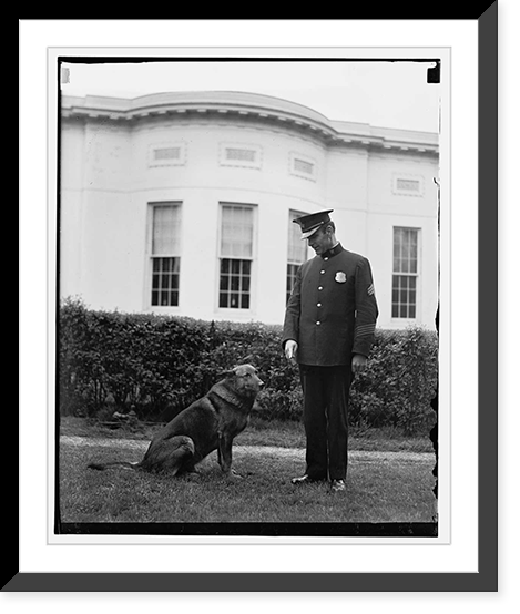 Historic Framed Print, King Tutt, Ofc. Sq. A.W. Gall, 4/11/29,  17-7/8" x 21-7/8"