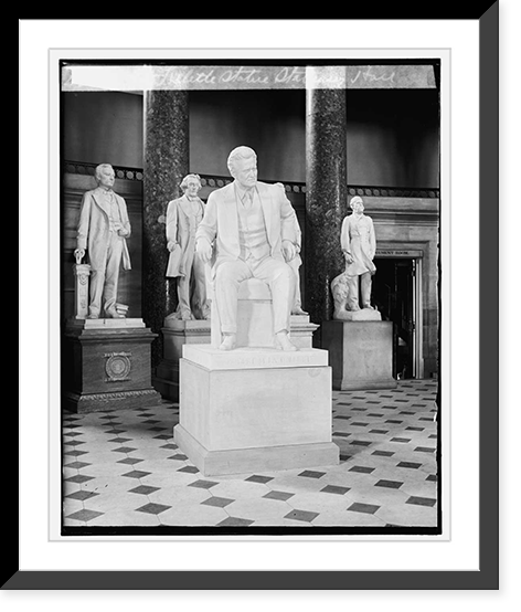 La Follette Statue, Statuary Hall, 4/29/29 - 2 Classic, Historic Reproduction