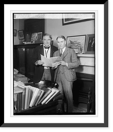 Sen. Heflin & J. Thos. Heflin, Jr., 5/1/29, Antique Wall Art