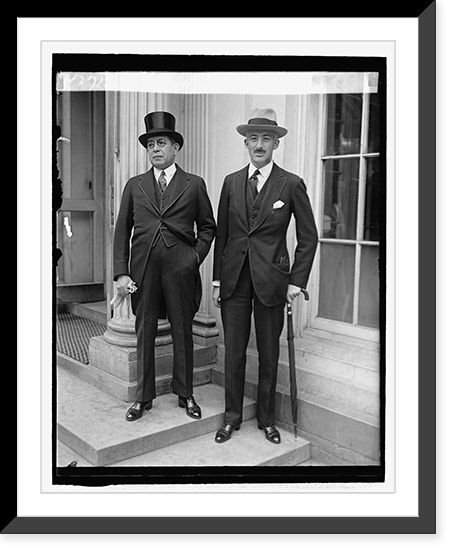 Senor Don Julian Euciso & Alegandro E. Shaw, 5/15/29, Historic Print