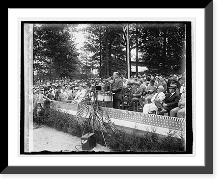 Hoover at Madison, Va., celebration, 8/17/29, Vintage Poster
