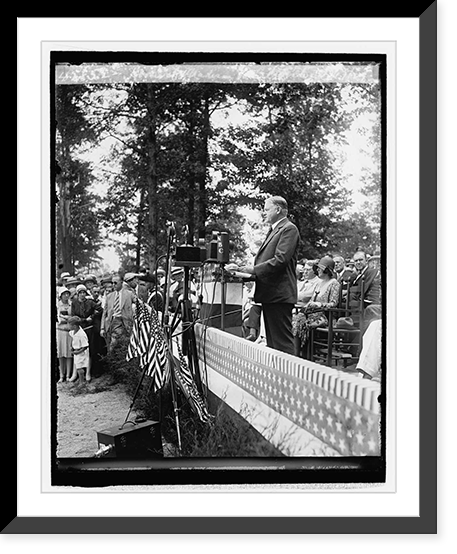 Hoover at Madison, Va., celebration, 8/17/29 - 2, Historic Reproduction
