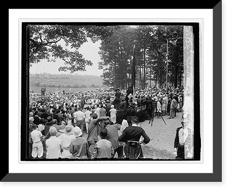 Hoover at Madison, Va., celebration, 8/17/29 - 3 Classic, Antique Wall Art