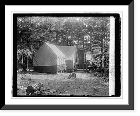 Hoover camp on the Rapidan, guest tents, 8/17/29, Historic Print