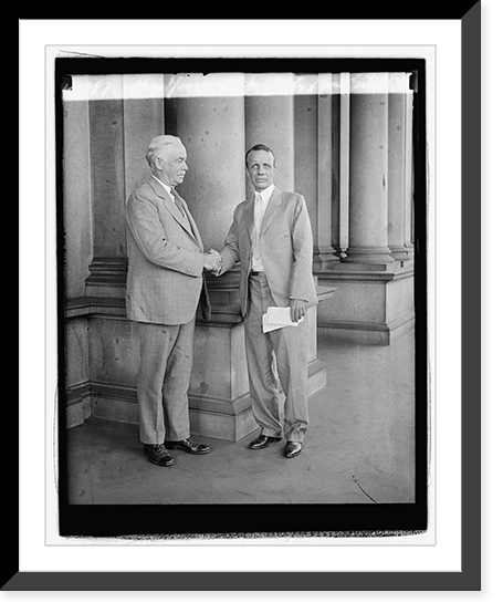Theo. Roosevelt, Jr. & Secty. of War Good, 9/11/29 Classic, Historic Reproduction