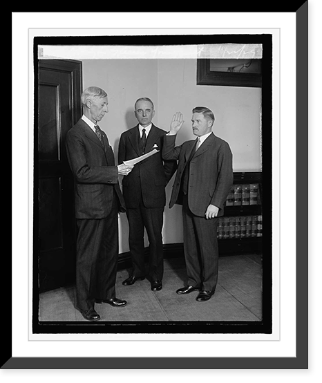 Swearing in G. Aaron Younquist, 11/22/29, Antique Print