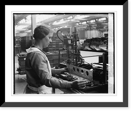 Historic Framed Print, T.R. Shipp, Atwater Kent Factory - 2,  17-7/8" x 21-7/8"