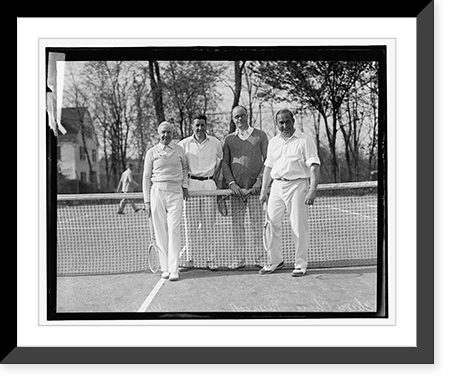 Historic Framed Print, Tennis C[hevy] Chase Club,  17-7/8" x 21-7/8"