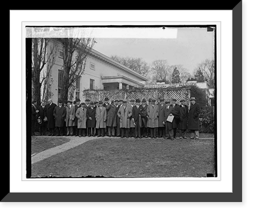 Historic Framed Print, Public Utilities group, 11/27/29 - 2,  17-7/8" x 21-7/8"