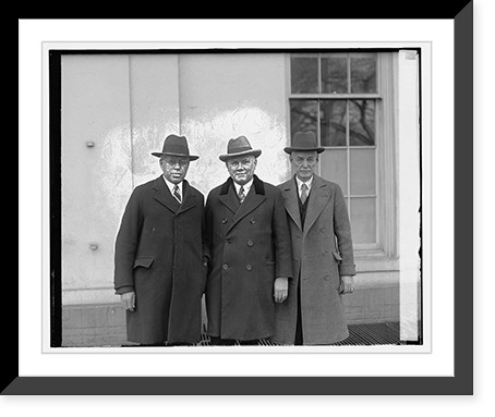 Unidentified men,12/5/29, Antique Print