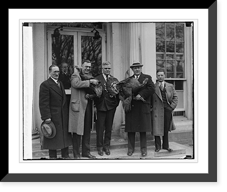 Thanksgiving turkey for the President, 11/26/29 - 2, Antique Print