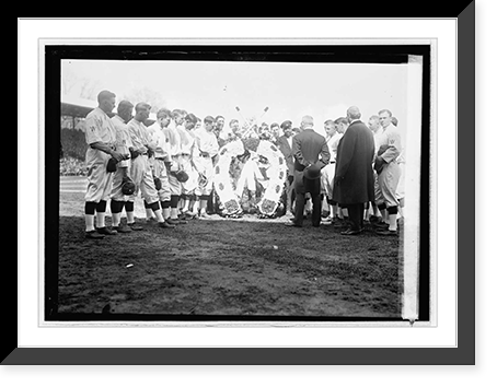 Opening game, 4/23/14, Antique Wall Art