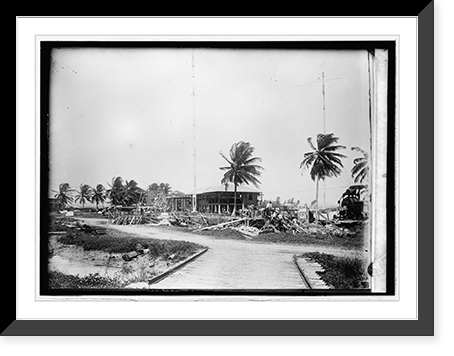 Panama Canal. U.S. Naval radio station Colon, Ade? P? Classic, Antique Wall Art