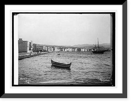 Water front at Suryma, the leading big market of the world, Vintage Poster