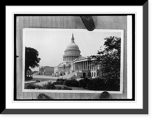 Historic Framed Print, U.S. Capitol - 3,  17-7/8" x 21-7/8"