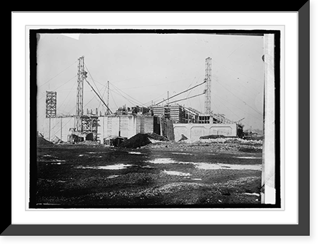 Lincoln Memorial under const., January, 1915 - 2, Historic Reproduction