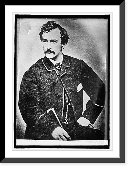 John Wilkes Booth assassinated Lincoln, Apr. 14/65, Historic Reproduction