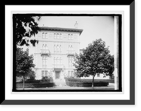 Marshal Field House, Zoo, 16th, NW, Antique Poster