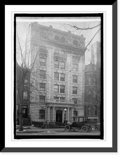 Champlain Apt., 1424 K. NW, Antique Print