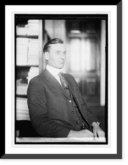 Melvin O. McLaughlin, Nebraska, Antique Poster