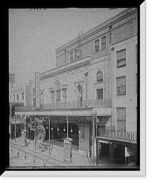 Historic Framed Print, Orpheum Theatre, New Orleans, La.,  17-7/8" x 21-7/8"