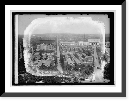Union Station & dormitories from Cap. Dome, Antique Poster
