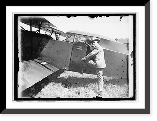 Historic Framed Print, Fokker Expresse, [9/21/21],  17-7/8" x 21-7/8"